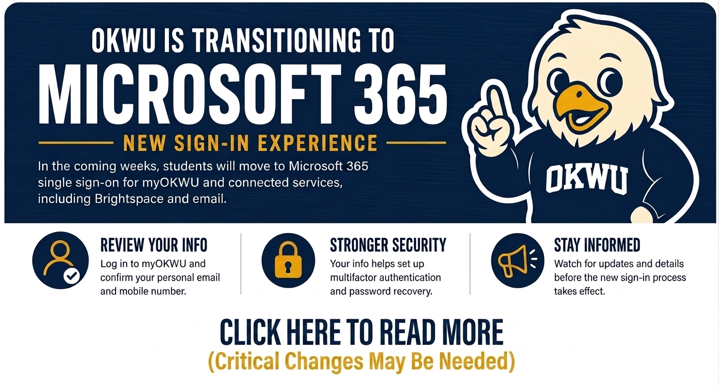 New Sign In Info